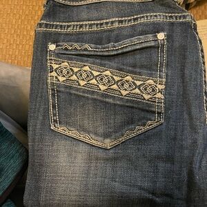 Rock & Roll Cowgirl Blue Boot Cut Jeans